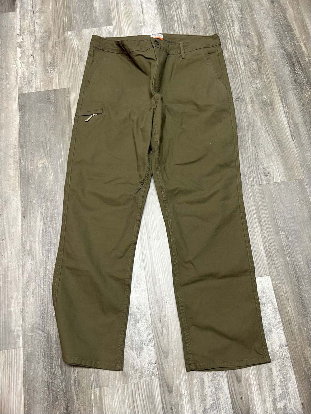 Weatherproof Vintage Relaxed Fit Pants 38x32 Olive Green
